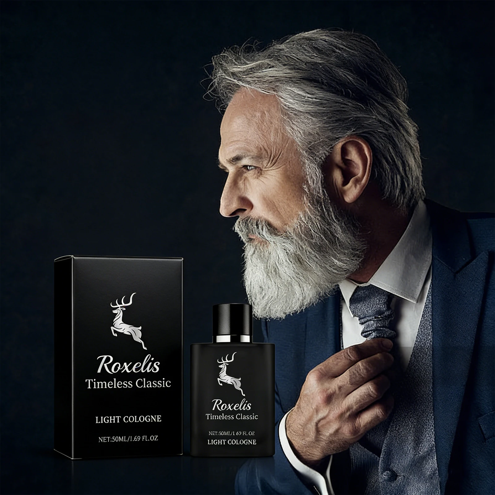 

Roxelis 50ml Glamour Perfume Classic Cologne boasts fresh fragrance releases elegant personal temperament suitable for daily