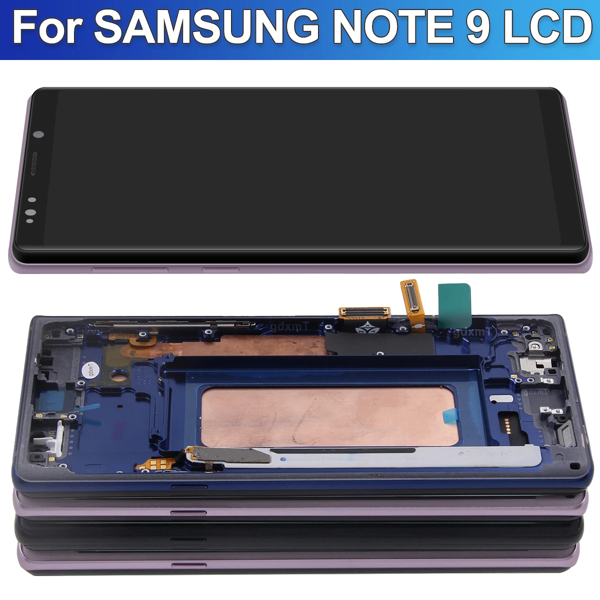 TFT Screen for Samsung Galaxy Note9 N960F N960F/DS N960U Lcd Display Digital Touch Screen with Frame for Samsung Note 9 Assembly