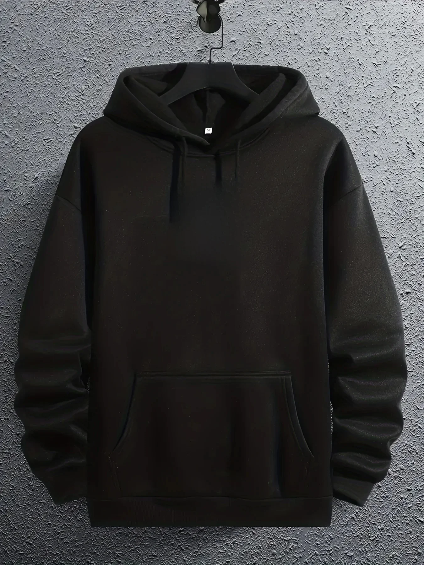 2024 NOWA męska bluza z kapturem, wiosna/jesień Cute Smile Graphic Print Bluzy z kapturem dla dużych i wysokich mężczyzn, odzież męska, duże rozmiary — zdjęcie 2