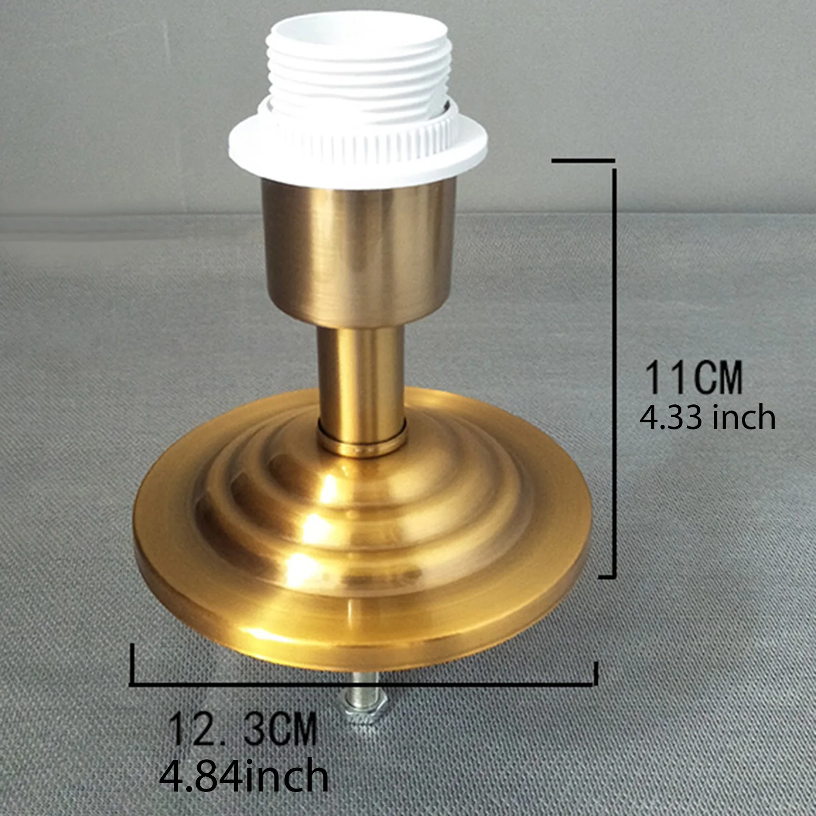 E27 Lamphouder Stevige lampvoet Eenvoudig te installeren Vervanging E27 Metaal DIY Gemodificeerde Tafellamp Accessoires Keramische Fles Onderdeel