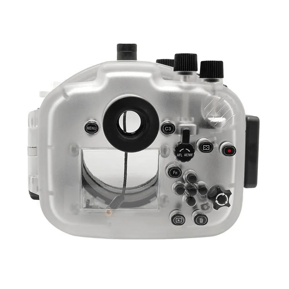 for Sony A7 II A7s A7r Mark II 28-70 ILCE-7 ii 28-70mm A7M2 Waterproof Underwater Diving Camera Housing Case + Alluminum Handle