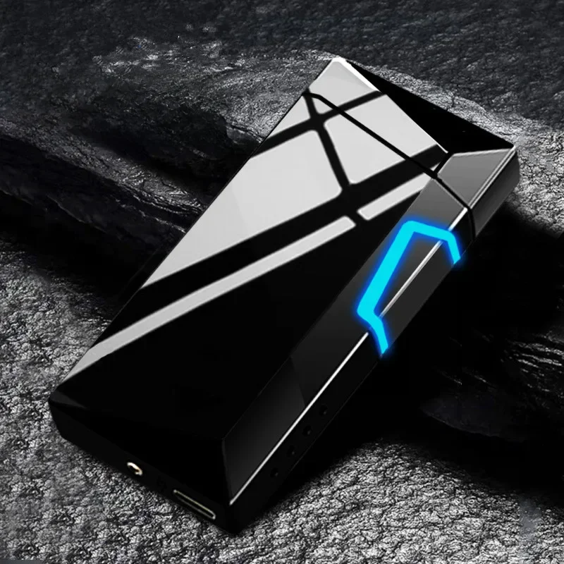 Power Display Arc Flamme Neue Jahr Design Leichter USB Puls Zigarre Plasma Feuerzeuge Männer
