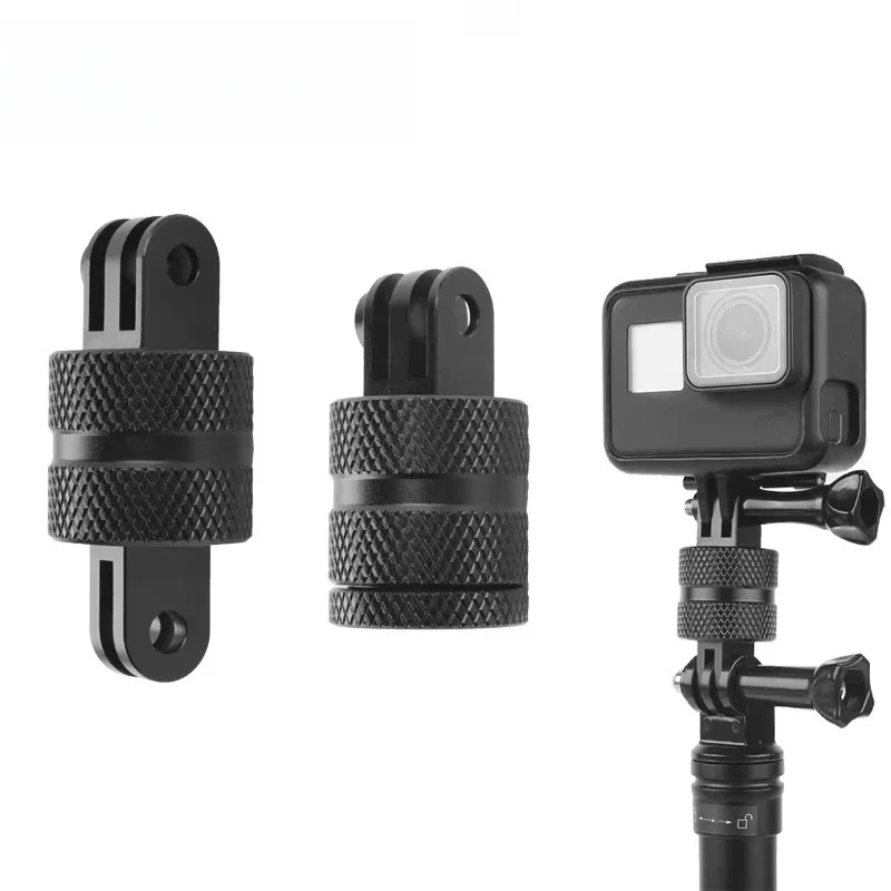 do Gopro 13 12 Akcesoria Aluminiowy uchwyt Metalowy adapter 1/4" Statyw cnc Alloy 360 Obrót Do Go Pro Hero DJI OSMO Insta360 — zdjęcie 2