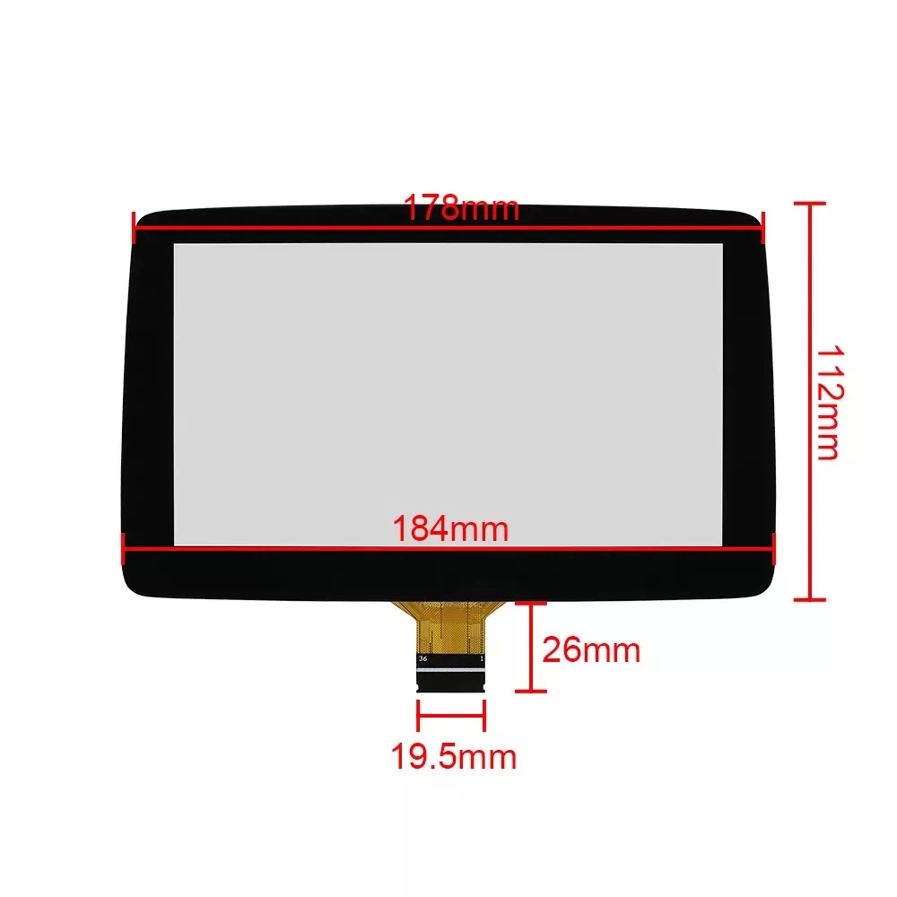 لمازدا 3 CX-3 MX-5 الملاحة اللاسلكية BHP1611J0D لوحة القيادة LCD 7 "شاشة تعمل بلمس محول الأرقام #6