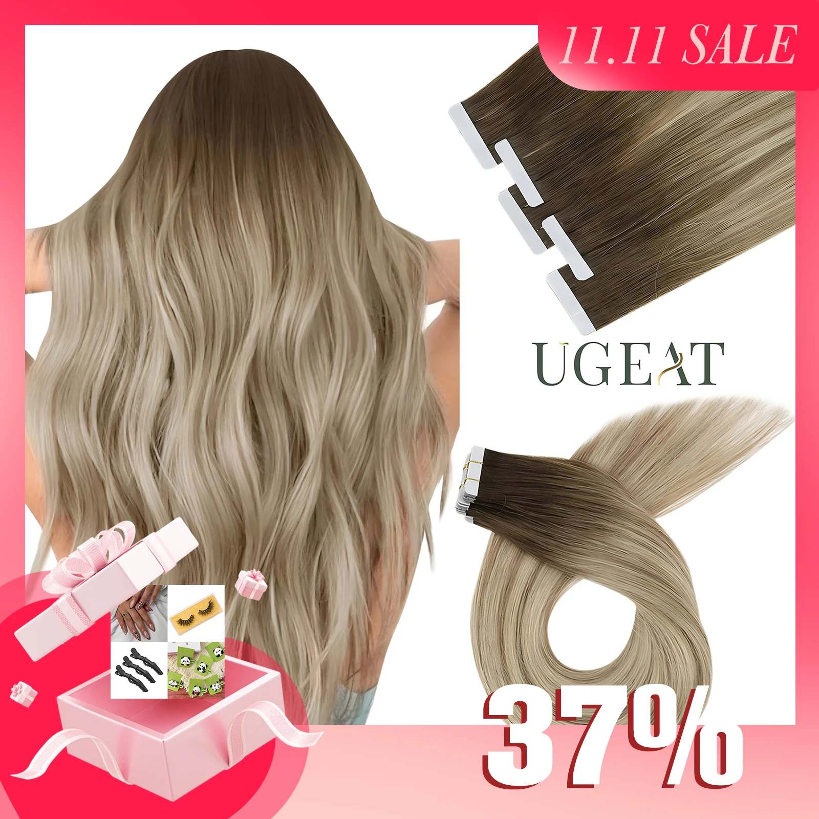 [Очень 12 месяцев] Лента Ugeat для наращивания волос