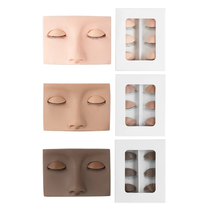 Song Lashes Eyelash Extension Mannequin Head High Quality Practice Tools Close to the Texture of Real Skin Silicone Gel Material