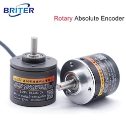 Rotary encoder absolute Angle position measurement singleturn multiturn RS485 CANopen SSI power off memory 10bit resolution