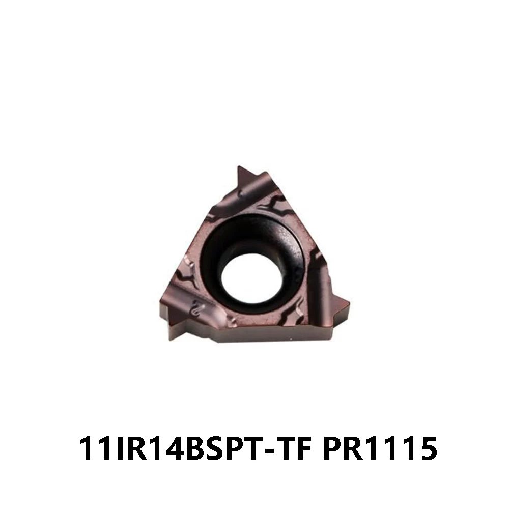 Máquina cortadora de torno CNC Original 11IR19BSPT-TF 11IR14BSPT-TF PR1115, insertos de carburo 11 IR 11IR 14 19 BSPT TF