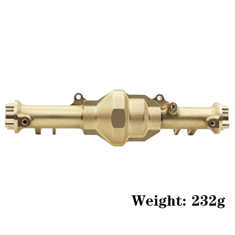 YIKONG Brass Counterweight Heavy Duty Front / Rear Axle Housing  for 1/10 YK4102 YK4103 YK6101 1/8 YK4082 RC Tracked Vehicles