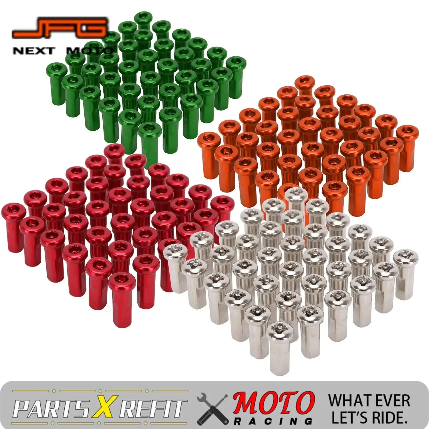 AliExpress JFGRACING 3.5/4mm Motorcycle Wheel Hub Spoke Nipples For KTM Honda Suzuki Yamaha Kawasaki SX XC EXC CRF RMZ DRZ WR YZ WRF KX CNC Dirt Bike