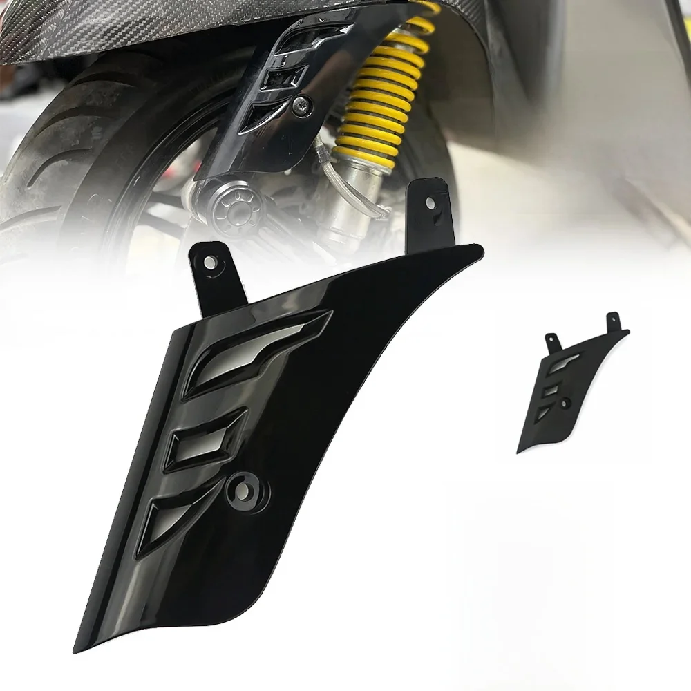 Für VESPA GTS 150 250 300 GTV HPE 2013 - 2022 Motorrad Vorderrad-Schwingenschutz ABS Carbon Stoßdämpfer Seitenabdeckung Zubehör