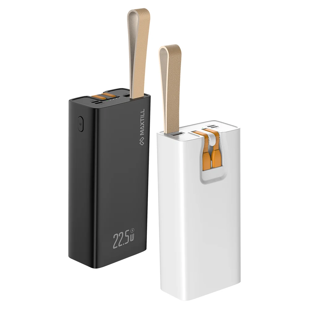 Carga de alta velocidad integrada, 30000mAh, 22,5 W, potencia de alta capacidad/acero máximo, GM-P30DC