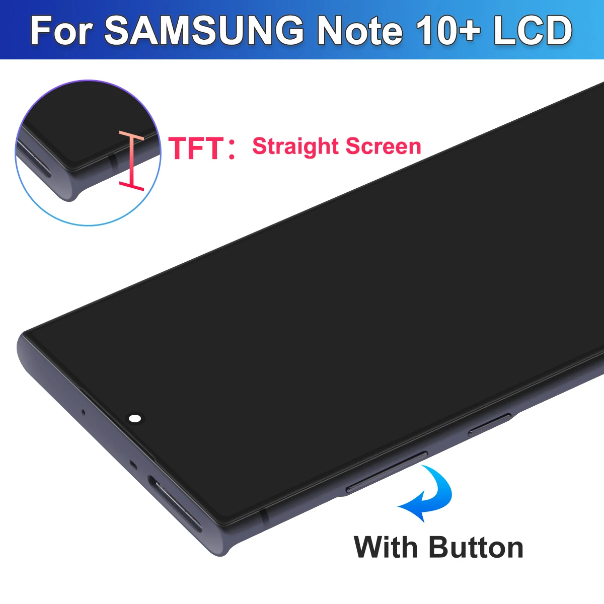 AMOLED / TFT Note 10 Plus Screen Assembly for Samsung Note10+ N975F Lcd Display Touch Screen with Frame Support S Pen