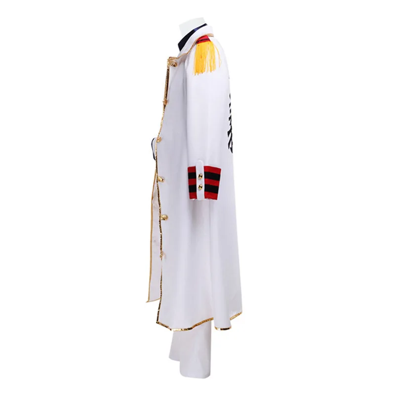 Monkey D Garp Cosplay Costume Garp 1 Piece Garp The Fist Outfit Male Marine General Uniform with Justice Coat Con Apparel