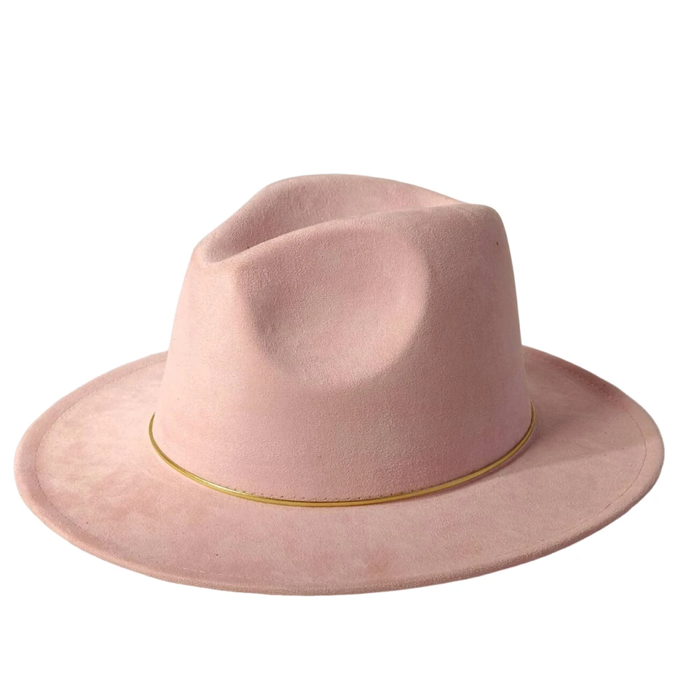 

Suede wide-brimmed hat, brim width of 7.5 cm or 9.5 cm, unisex fedora hat, church hat, outdoor riding hat, party hat.겨울모자 여