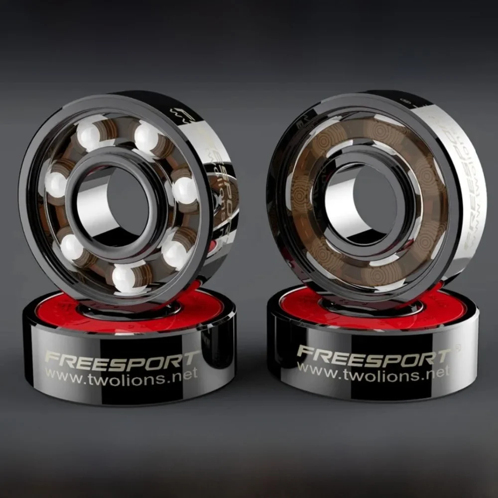 FreeSport 608 hybrydowe łożysko ceramiczne ABEC 9 łyżworolki łożyska FreeLine Skate deskorolka LongBoard HandSpinner Rodamientos — zdjęcie 2