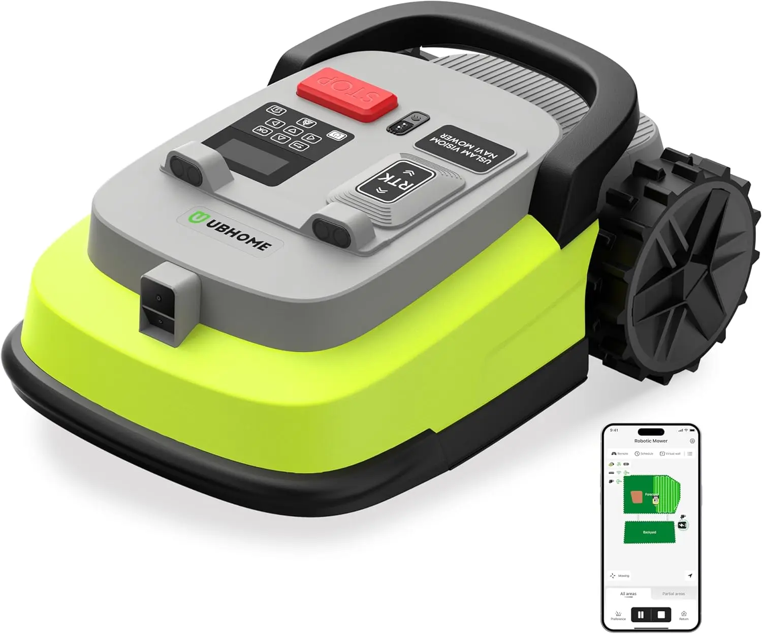 

BIG DISCOUNT SALES PROMO Robot Lawn Mower, RTK+AI Vision Robot Mower for Accurate Navigation & Obstacle Avoidance, No Perimeter