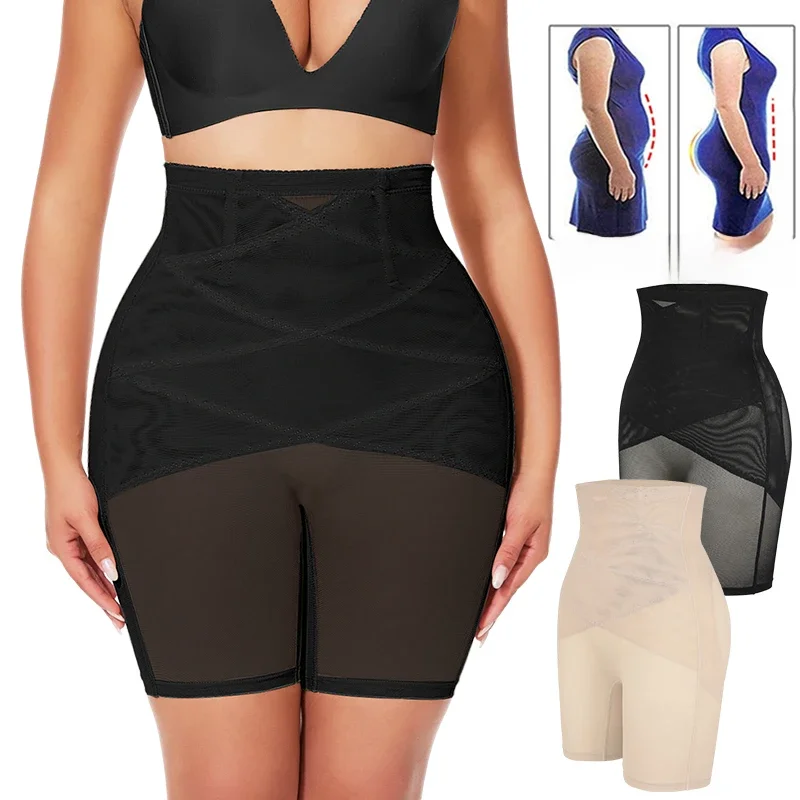 Shape wear für Frauen Bauch kontrolle hoch taillierte Body Shaper Shorts Shape wear Gürtel