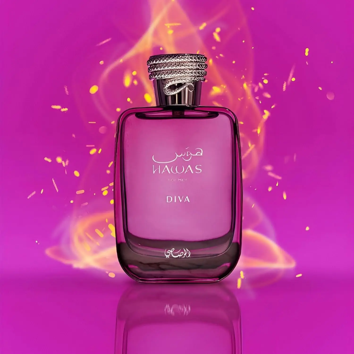 RASASI Hawas Diva Eau de Parfum للنساء 3.38 Fl Oz اختيار هدية مثالي، (عيد الحب، عيد الهالوين، عيد الميلاد، عيد الميلاد) هدايا