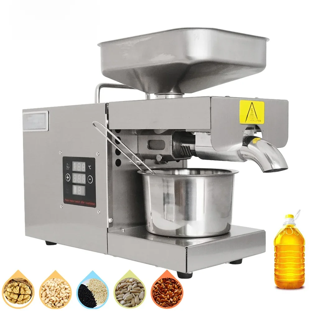 XEOLEO Oil Press Machine, Pressionando Amendoim, Linhaça, Máquina de Colza, Casa, Cozinha e