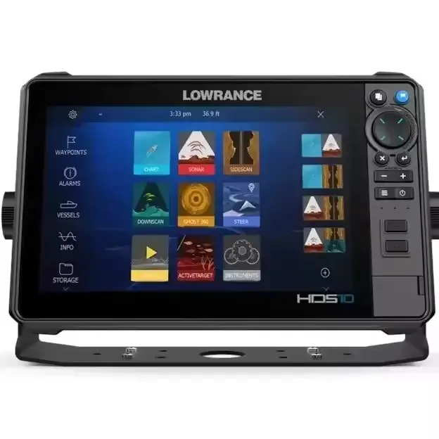 Lowrance HDS Pro 10 Inch Fish Finder Machine on Discount Battery Power Source