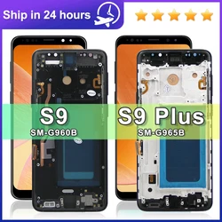 TFT Quality S9 LCD With Frame for SAMSUNG S9 G960 G960F Display S9 Plus G965 G965F LCD Touch Screen Digitizer Replacement