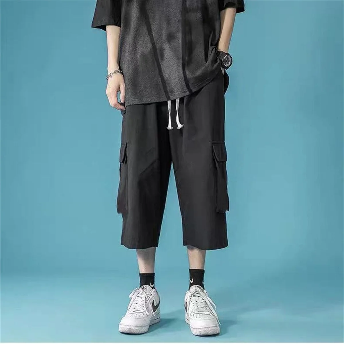 Summer Thin Style Loose Casual Sports Cropped Pants Summer Man Shorts Cargo Short-fitting Men Shorts Free Shipping Cargo-shorts