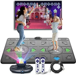 Alfombrilla de baile antideslizante para niños y adultos, alfombra deportiva con detección de movimiento, ideal para TV y PC, regalo de cumpleaños