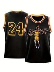 Letnia kamizelka dziecięca Koszulka do koszykówki dla dorosłych Tank Kobe 24 Jordan 23 James 23 Kamizelka Topy sportowe Chłopcy T-Shirt letnia kamizelka chłopięca Tees