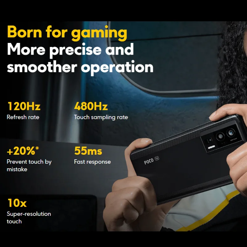 نسخة عالمية من سنابدراجون POCO F5 PRO 5G بشريحتين®منصة متنقلة 8 + Gen 1 | 6.67 "WQHD + Flow AMOLED DotDisplay | 120Hz