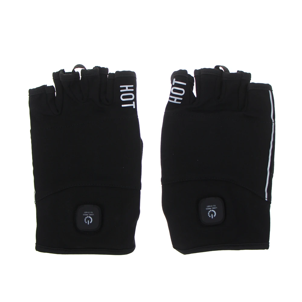 

TUHOPETA Electro Plus Half Finger Gloves for winter mountain biking without freezing hands A must have for sports enthusiasts.