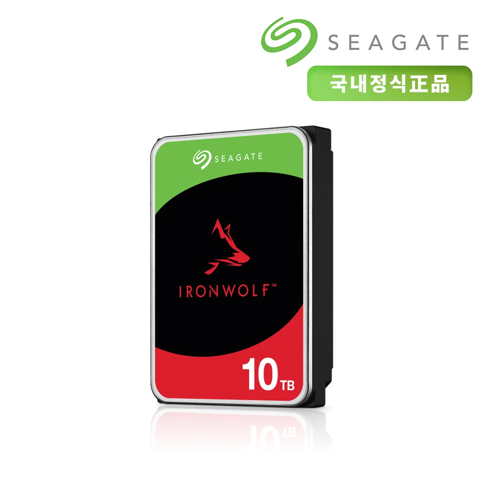 Segate-Iron Wolf NAS Server ، قرص صلب ، 10 ، ST10000VN000
