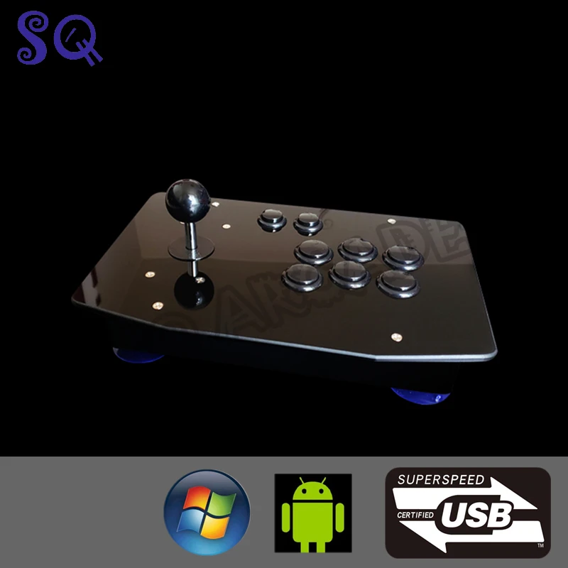 Arcade Fight Stick All Buttons  Style Fighting Game Console Joystick Game Controller  Sanwa Buttons