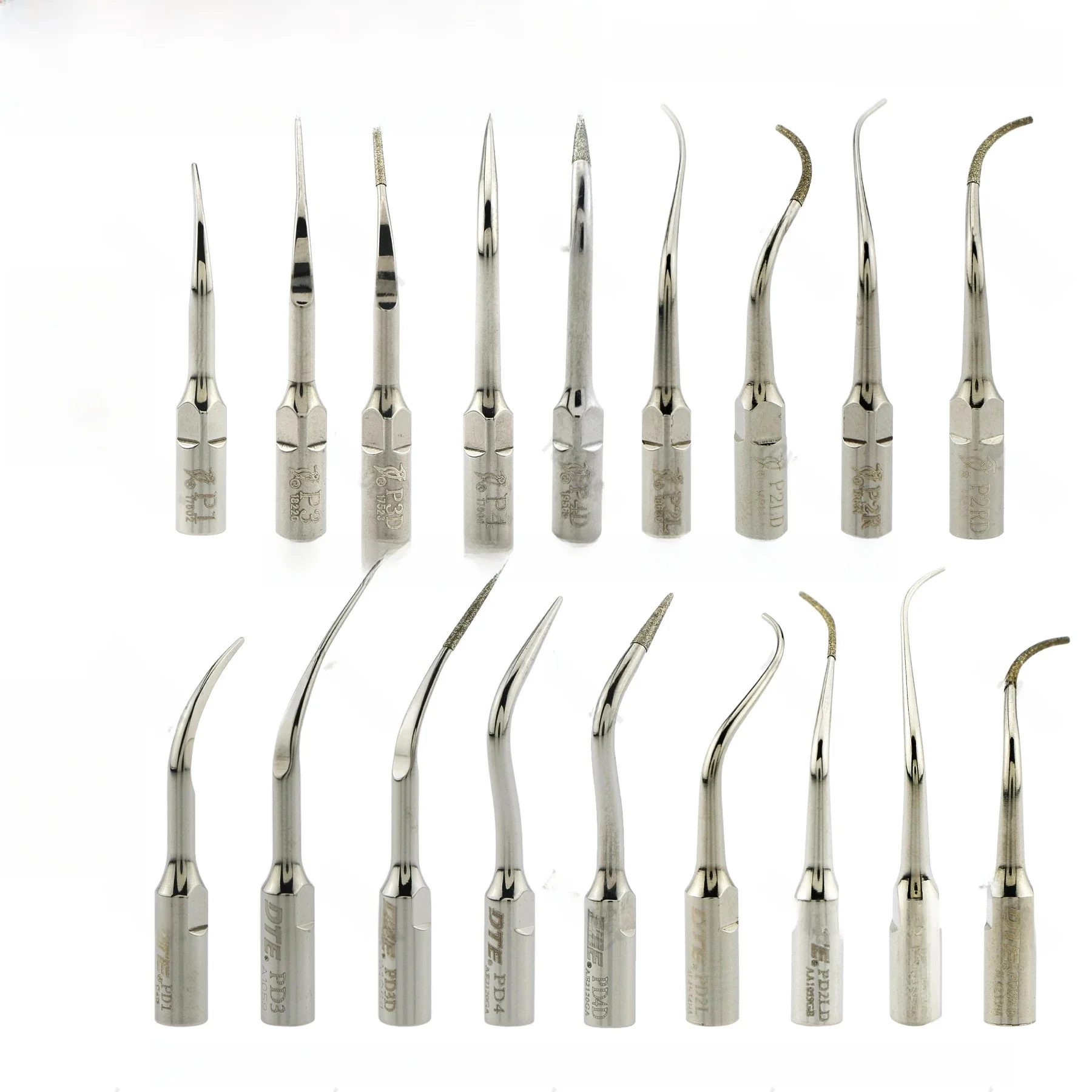 Woodpecker DTE – pointe de détartreur dentaire ultrasonique, pointes de détartrage, pointes de parodontie dentaire adaptées à la pièce à main EMS NSK SATELEC ACTEON