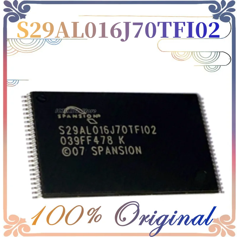 1pcs/lot New Original S29AL016J70TFI02 S29AL016J70TF102 S29AL016 TSOP48 In Stock