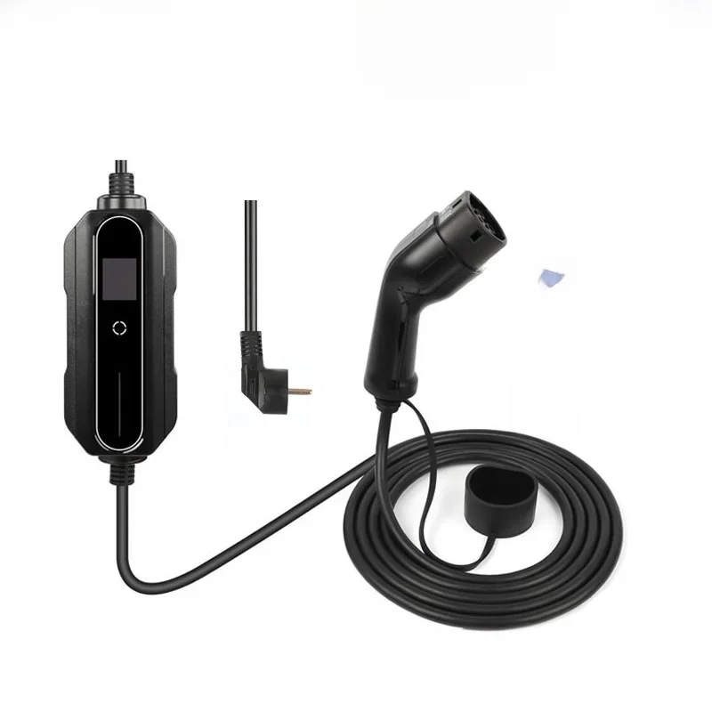 Estação de carregamento móvel para carros elétricos, estação de energia para Mennekes, Tipo 2, Tipo
