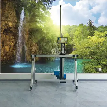 Tovární cena HD AI Inteligentní 4K nástěnný tiskový stroj Automatická 3D vertikální nástěnná inkoustová tiskárna Automatické čištění Mobilní ovládání 10 nejlepší prodej 3D nástěnná tiskárna - №8