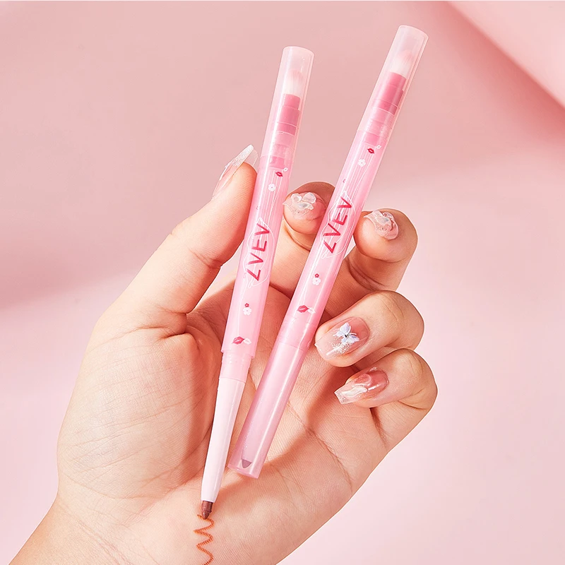 Matita labbra a lunga durata, impermeabile e resistente al sudore, facile da applicare, non sbiadisce e ha un look colorato