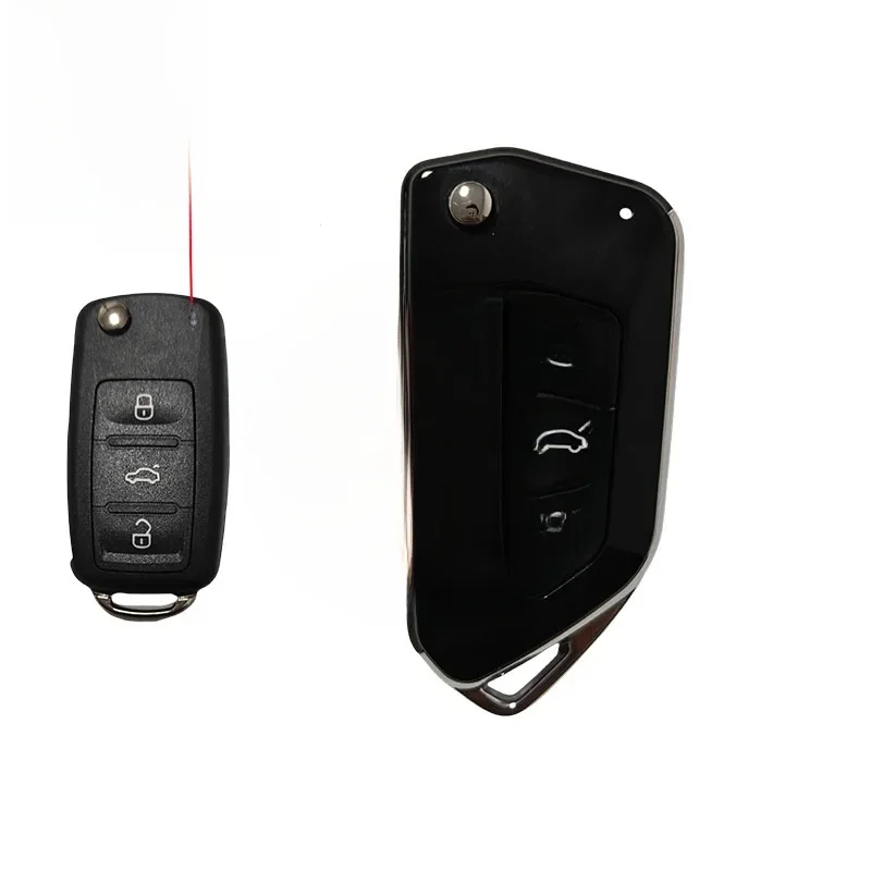 202AD Modifiziertes Klapp-Autoschlüsselgehäuse für VW Volkswagen Passat Golf Mk6 Polo Caddy Tiguan Beetle Skoda Octavia Seat
