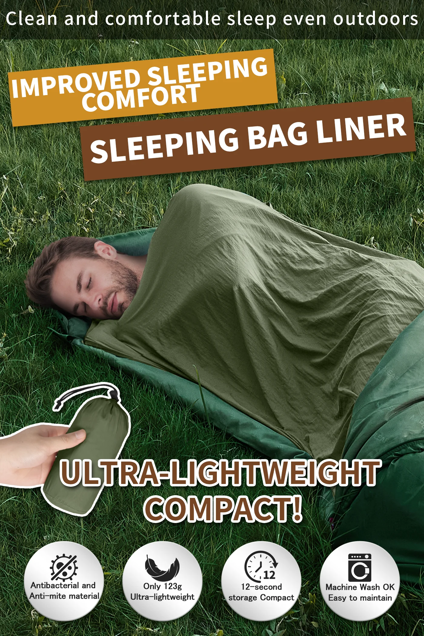 Thumbnail 2 - #25 New Sleeping Bag Liners Arrivals