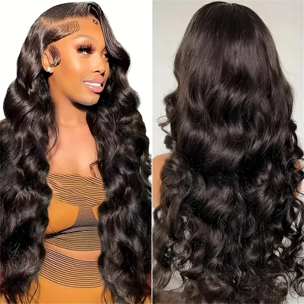 Body Wave Lace Front Wigs 13x6 13x4 Transparent Brazilian Women Human Hair Wigs 180% Density