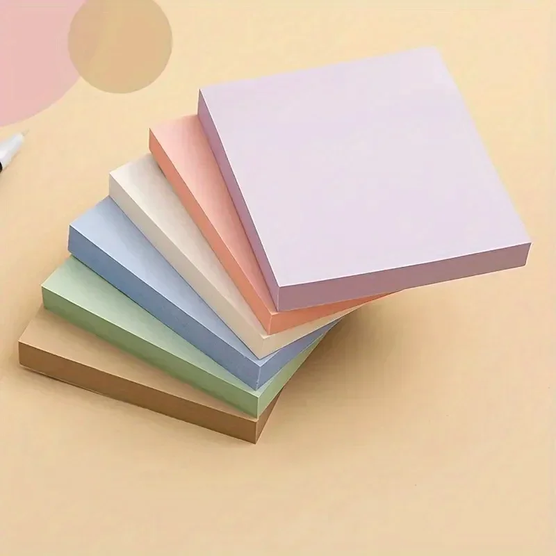 1 st/3 stks 100 Vellen Morandi Sticky notes Pads Posits Briefpapier Papier Stickers Geplaatst Het Memo Notepad Notebook school Kantoor - afbeelding 2