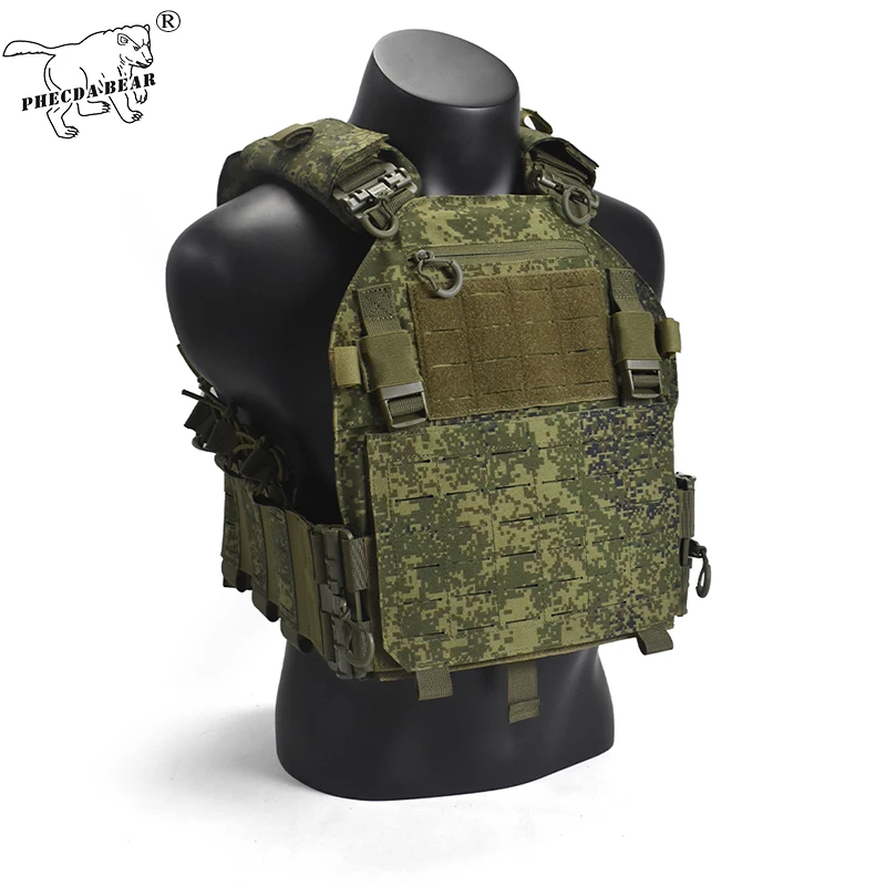 Imagem -04 - Phecda-tactical Combat Vest Equipamento Militar Camuflagem do Exército Russo Emr Laser Cut Nylon Impermeável 530d