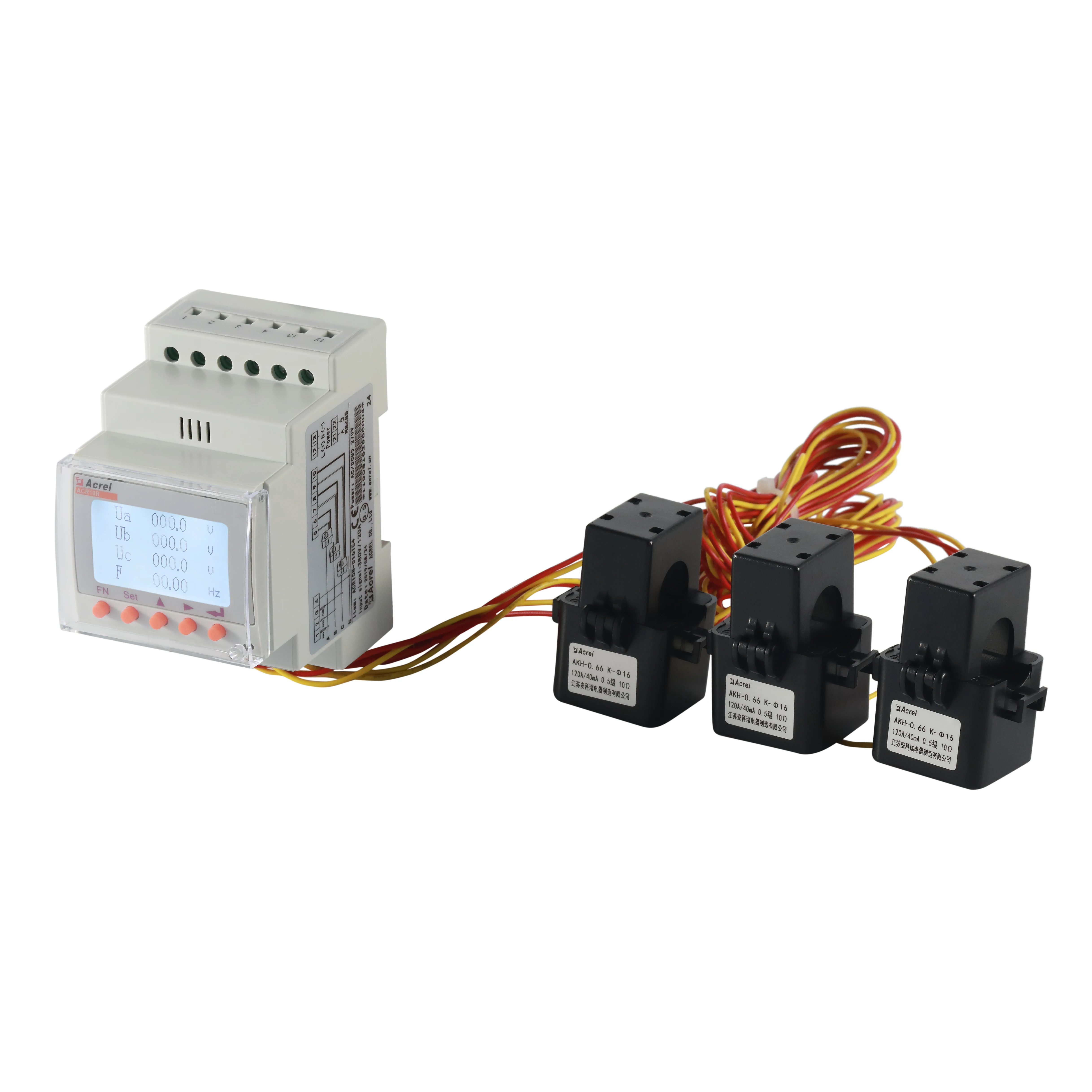 Acr10R Din Rail Energy Meter For Solar Power Energy Management With Rs485 Communication And Harmonic Monitoring