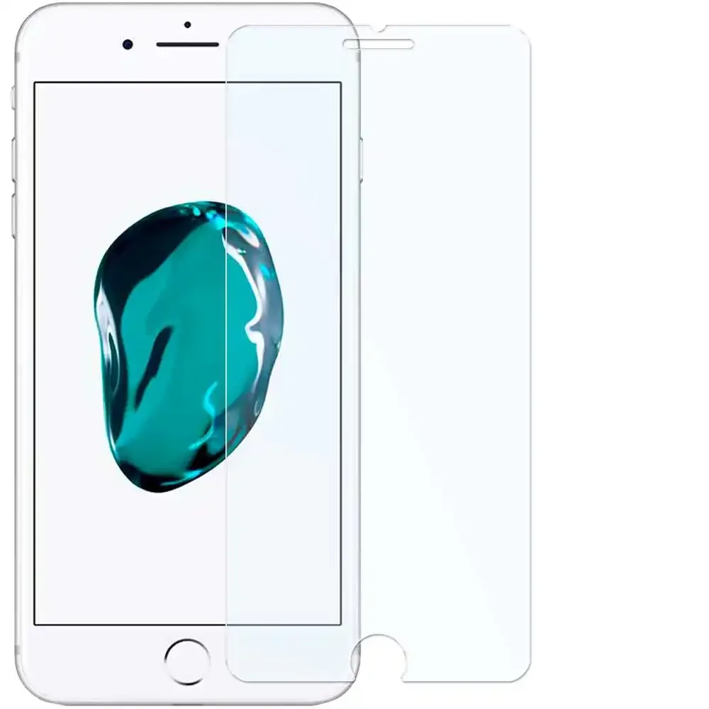Pelicula de Vidro Temperado para iPhone 7 Plus Premium 9H 2.5D 0,3mm Lamina Tela