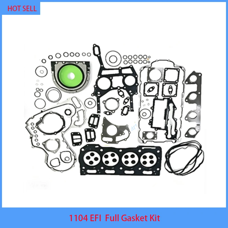 

Full Gasket Kit For Perkins 1104 EFI With Cylinder Head Gasket Overhaul Rebuild Kit Engine