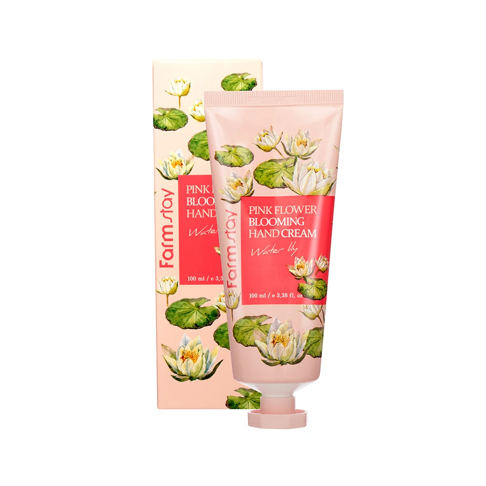 FARMSTAY Pink Flower Blooming Hand Cream Water Lily 100ml