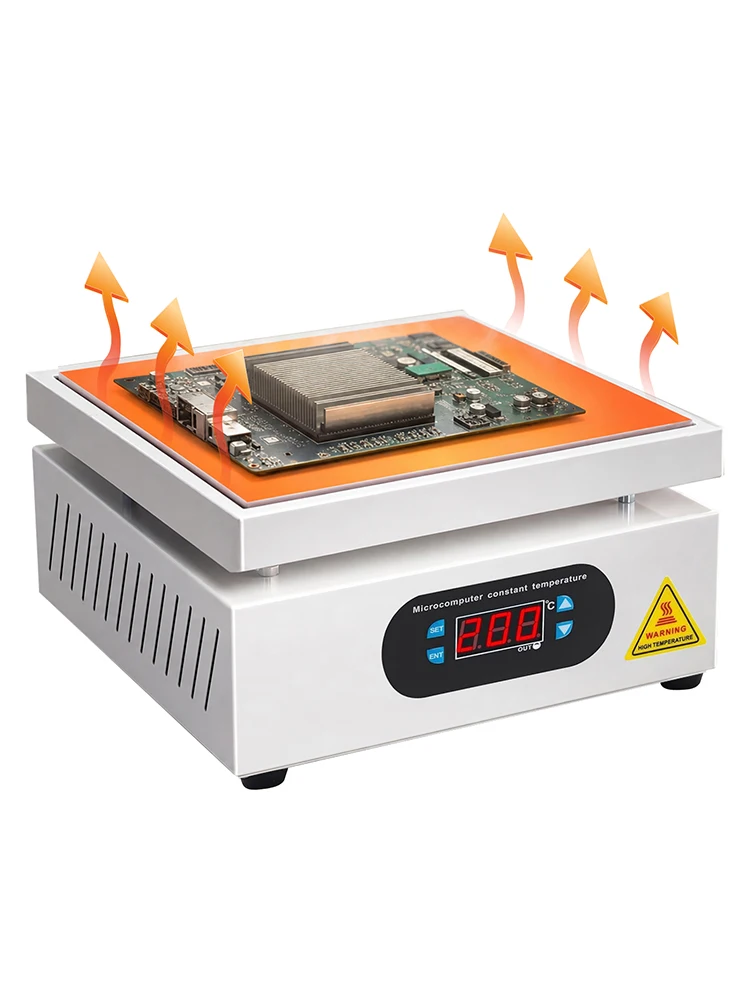 500W Mikrocomputer-gesteuerte elektrische Heizplatte, Rework-Lötstation, Vorheizgerät, Schweißgerät 150x150mm 0-400 ° C