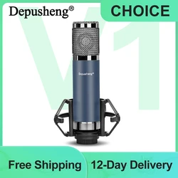 Depusheng  Professional High Quality Condenser Microphone for Recording,Singing,Streaming,Home Studio