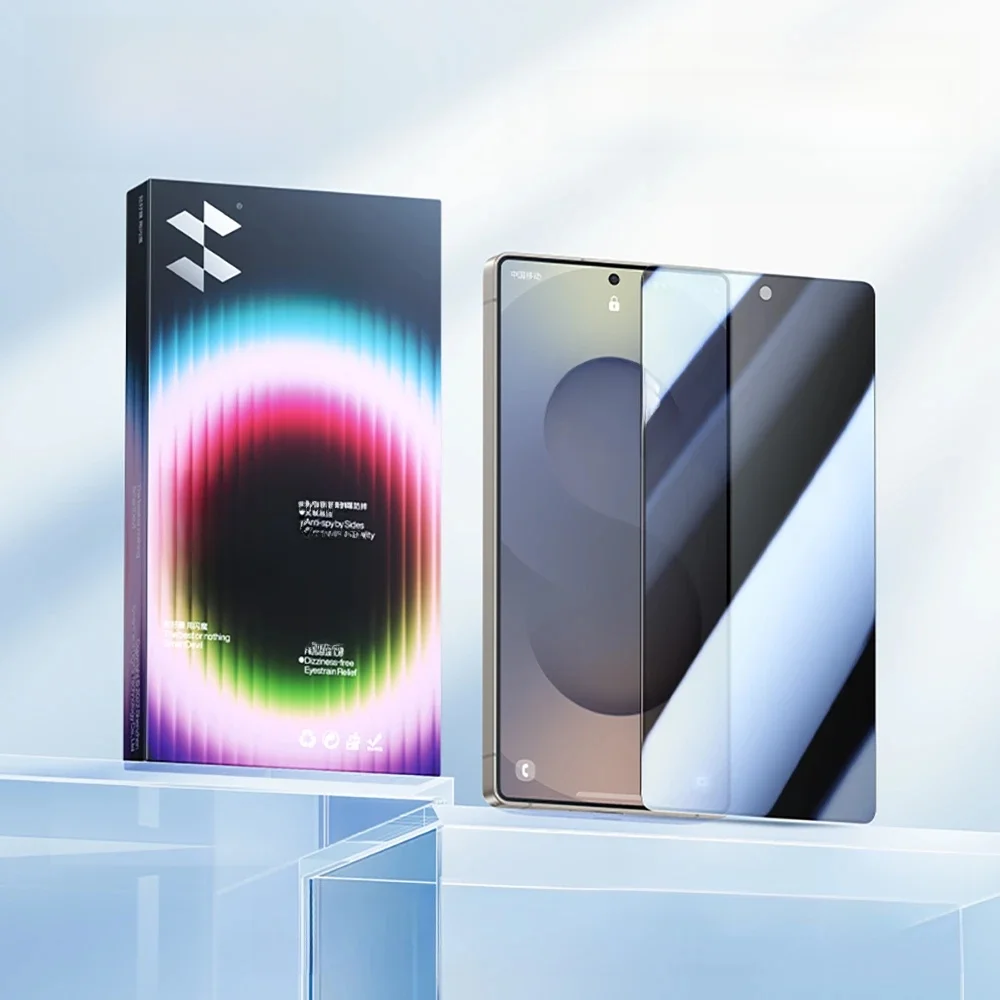 SmartDevil Privacy Screen Protector dla Samsung S25 Ultra S25Plus S25 S24Ultra Folia ze szkła hartowanego Anti-peeping Anti-fingerprint — zdjęcie produktu 7